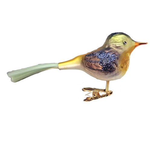 BLEMISHED ** Inge Glas Clip-On Chirping Bird