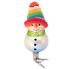 Inge Glas Snowman With Real Knit Hat