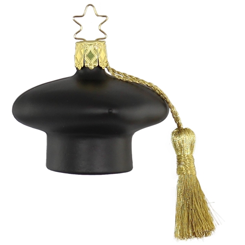 Inge Glas Graduate Cap With Gold Tassel