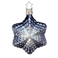 Inge Glas Elegant Dark Blue & White Star