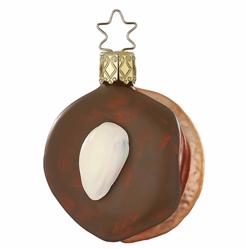 Inge Glas Pastry Nougat & Nut Blown Glass Ornament