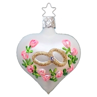 Inge Glas Forevermore Heart With Wedding Rings
