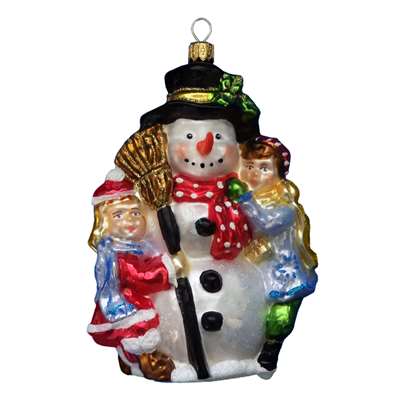 Snowman WIth Children Exclusive Series