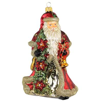 Santa With Christmas Star Wreath Exclusive