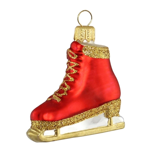 Red Gold Ice Skate