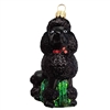 Black Puddle Dog Ornament