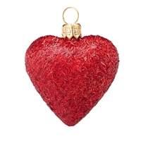 Red Glitter Heart