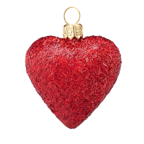 Red Glitter Heart