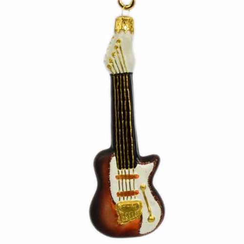 Blown Glass Guitar Legends Ornament