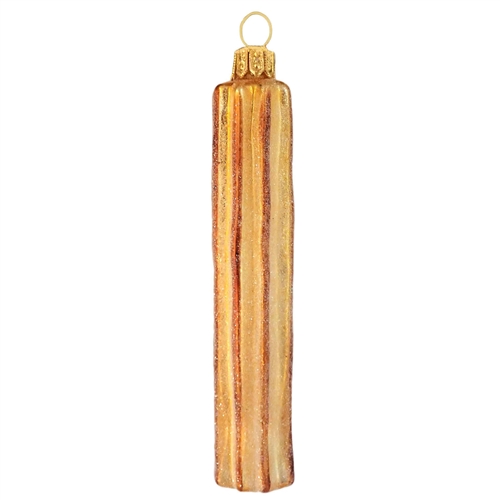 Spanish Churro Blown Glass Ornament