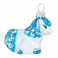 Mini Blue & White Pony