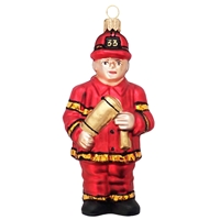 Medium Fireman With Fire Extinguisher