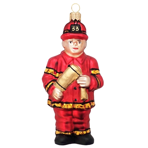 Medium Fireman With Fire Extinguisher