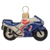 Mini Blue & Red Street Bike Motorcycle Cafe Racer