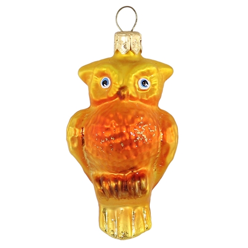 Gold & Orange Owl