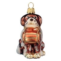 St Bernard Rescue Dog Ornament