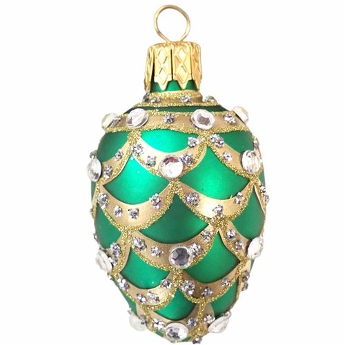 Green Gold Faberge Inspired Egg