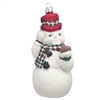 Snowman With Felt & Red Hat