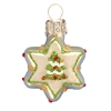 Mini White Star With Christmas Tree