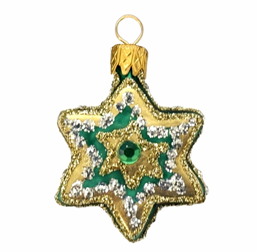 Mini Green Gold  Star