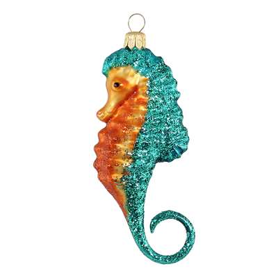 Seahorse Turquoise & Orange