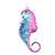 Seahorse Blue & Purple