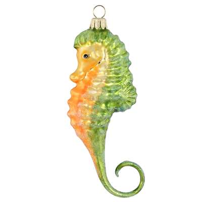 Seahorse Green & Orange