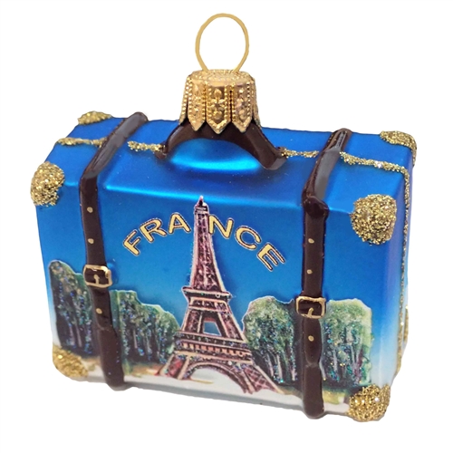 Paris France Suitcase