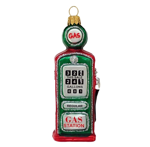 Antique Gas Pump Ornament