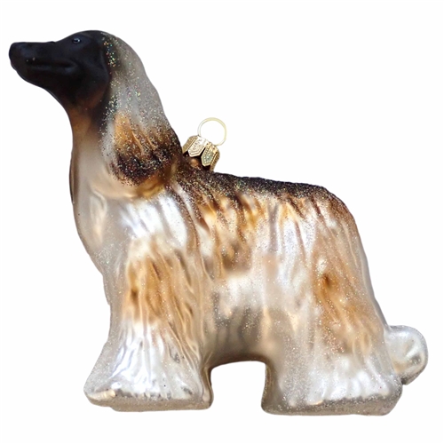 Large Afghan Hound Dog Ornament