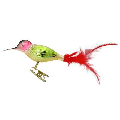 Hummingbird Green-Red-Black