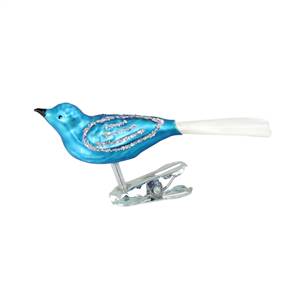 Mini Clip-On Turquois Bird