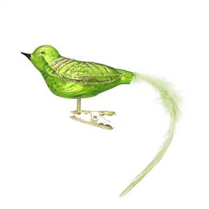 Medium Clip-On Kiwi Green Bird