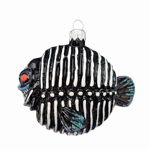 Black & White Bonefish Ornament