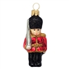 Mini Red & Black Nutcracker Guard Ornament