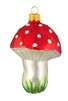 XL Red White Mushroom Ornament