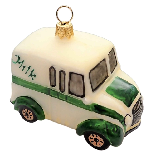 Antique Milk Delivery Truck Ornament