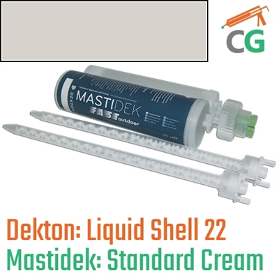 Liquid Shell 22 215 ML Mastidek Cartridge Adhesive for DEKTON&reg; Liquid Shell 22 Surfaces