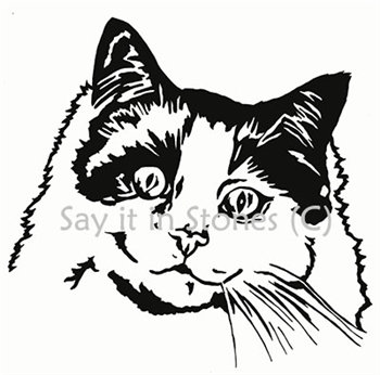 Persian Cat memorial graphic