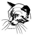 Siamese Cat Head memorial graphic