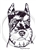 Schnauzer Long Ear Dog memorial graphic