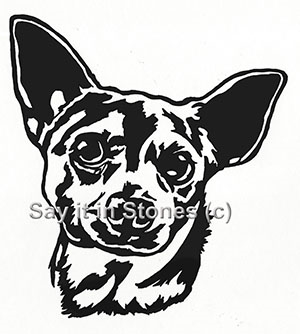 Beagle Dog  Head memorial graphic