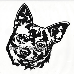 Beagle Dog  Head memorial graphic