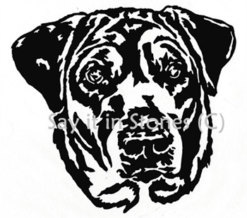 Dog  Head memorial graphic