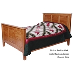 Oak Shaker Bed