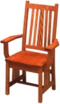 Maple Eastern Dining Room Chair, With Arms