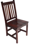 Quarter Sawn Oak Eastern Dining Room Chair, Without Arms