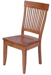 Walnut Harvest Dining Room Chair, Without Arms