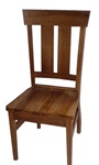 Walnut Monaco Dining Room Chair, Without Arms