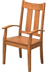 Oak Montrose Dining Room Chair, With Arms